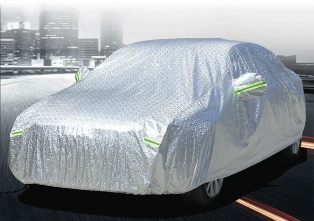 Négy évszakos autótakaró ponyva négy rétegű autóvédő huzat