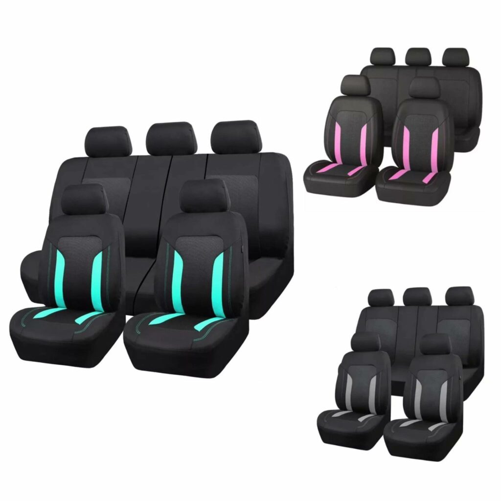 9 részes osztható univerzális üléshuzat szett - Légzsákos - Tároló zsebbel